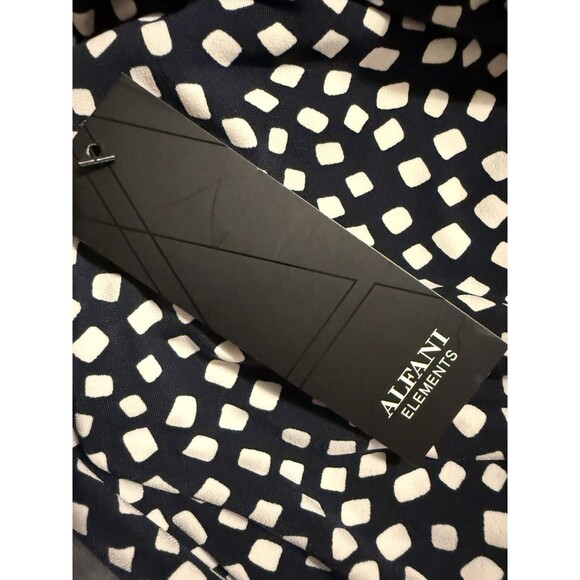 NWT Alfani Elements Wide Leg Pull On Pants Size L Contour Square - Picture 4 of 7